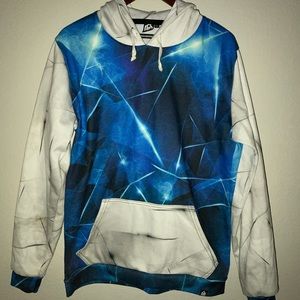 Fractured Crystal Light Sweatshirt